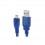 Cablu micro-USB 45cm albastru