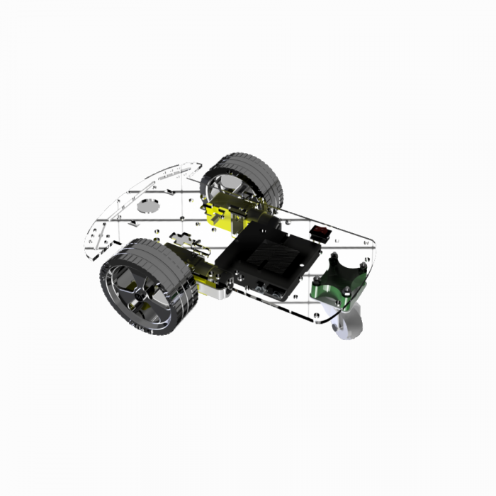 Robot 2WD - kit mecanic - mare