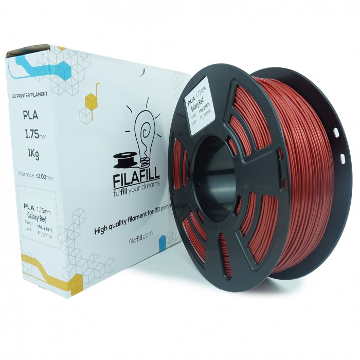 Filament PLA - PREMIUM - Galaxy Vertigo Rosu - 1Kg - 1.75mm