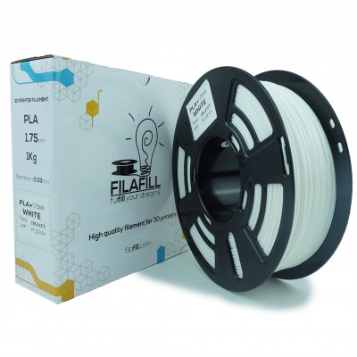 PLA+ Filament - PREMIUM - White - 1Kg - 1.75mm