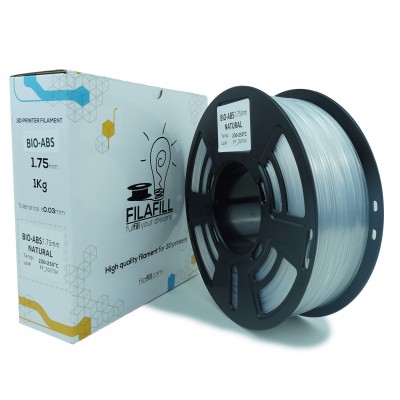 BIO-ABS Filament - PREMIUM - Natural - 1Kg - 1.75mm