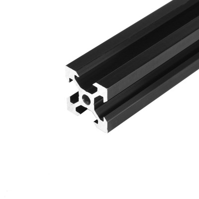 Profil aluminiu V-SLOT 2020 - Negru 1000mm