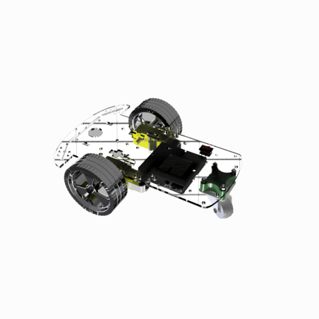 2WD robot kit - mechanical - big