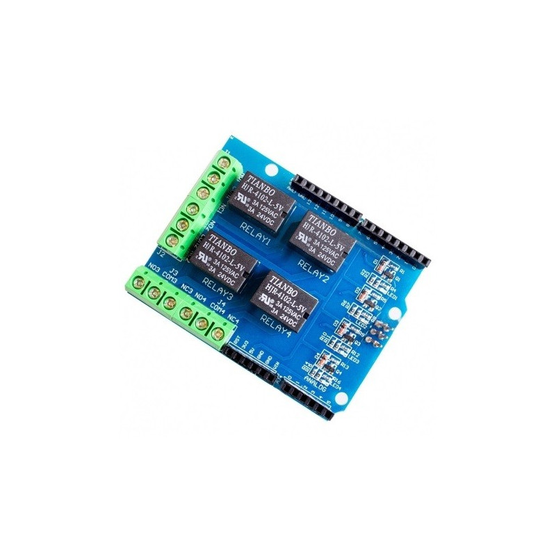 Shield cu 4 Relee pentru Arduino