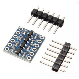 Convertor nivel logic I2C bidirectional 4 canale de la 5V la 3V