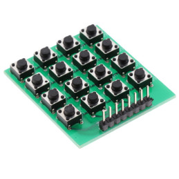 4x4 Push Button Keyboard Matrix Module