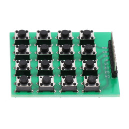 4x4 Push Button Keyboard Matrix Module