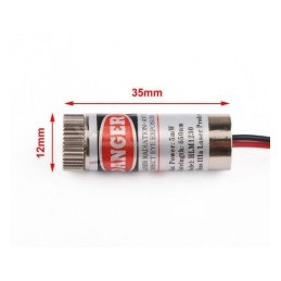 650nm 5mW Red Laser Line Module Glass Lens