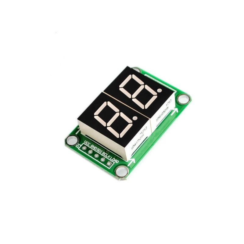 74HC595 2 segment digital display module