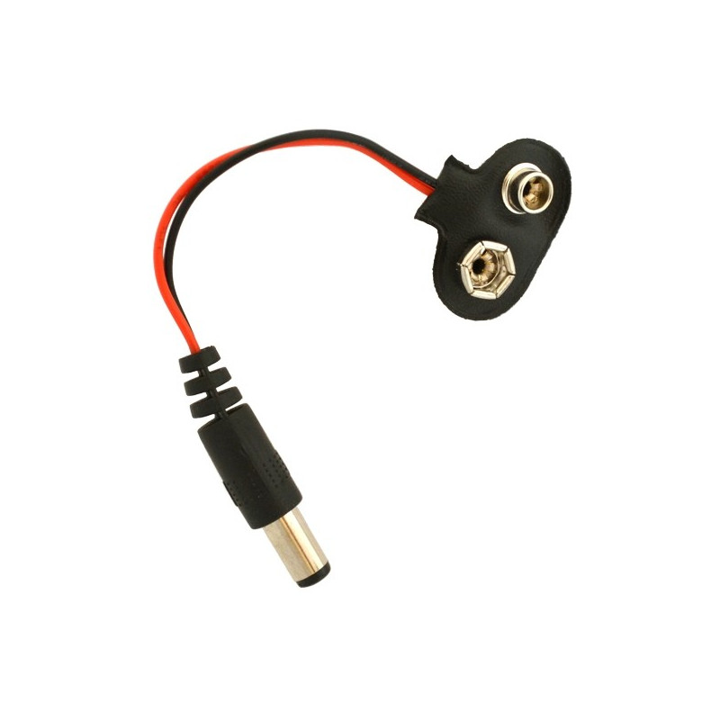 9V battery plug + connector