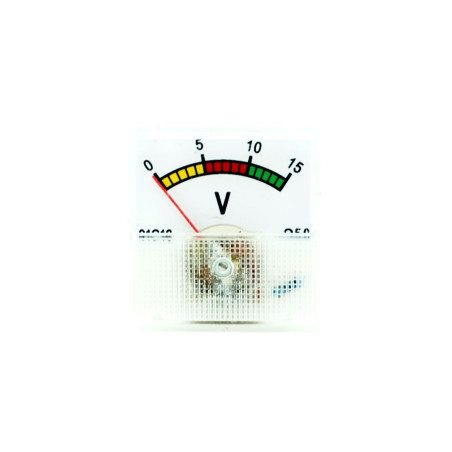 Analogic voltmeter 0-15V