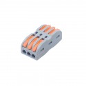 Electrical connector 2x3 pins inline