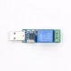 USB Serial Port Control 1 Channel Relay Moudle 5V 10A CH340 Overcurrent Protection Computer Command Control Switch Smart Home