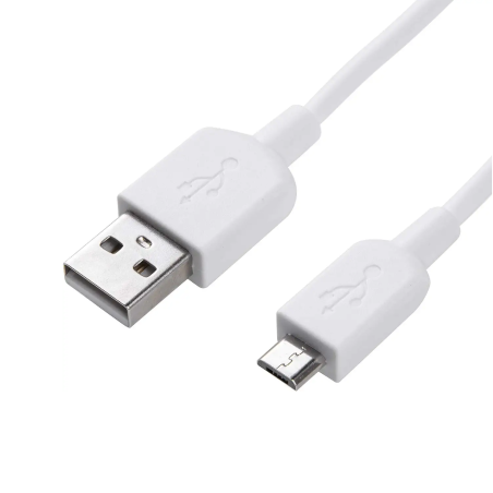 Cablu de Alimentare micro-USB 1m alb