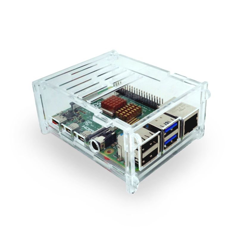 Carcasa Raspberry Pi 4 acril fara ventilator