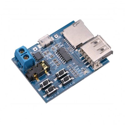 Mp3 player module with amplifier