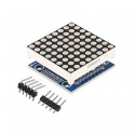 Matrice LED-uri 8x8 Rosu + circuit de control (kit)