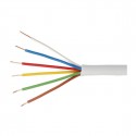 Cablu 6 x 0.5mm solid alb la metru