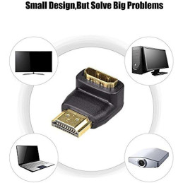 Adaptor HDMI-HDMI la 90 grade