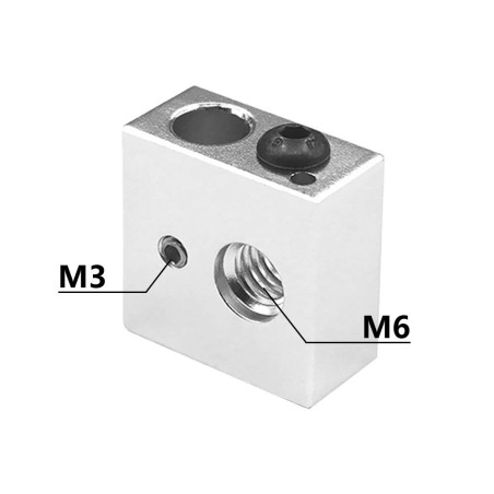 Hotend heatblock V6