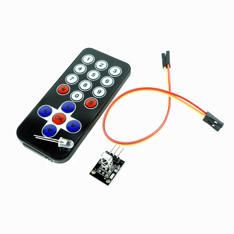 KIT IR remote control + receiver + cable