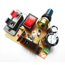 LM317 DC 5V-35V DIY Kit Step-Down Power Supply Module AC/DC Adjustable Voltage Regulator With On/Off Switch Free Shipping