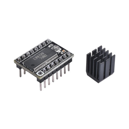 LV8729 Stepper motor driver + heatsink