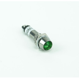 Lampa de control, LED 12V 5mm - verde