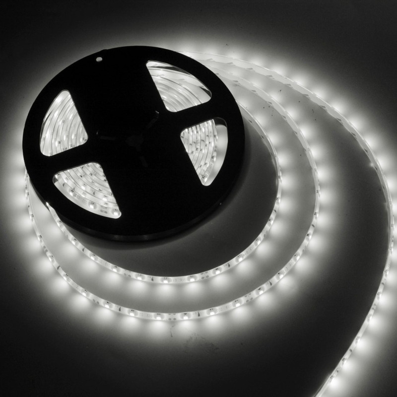 Ledstrip SMD 5mm (5050) white 5m 60led/m