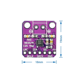 Amplificator 3W I2S - MAX98357A - clasa D