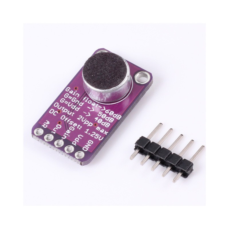 Microphone amplifier module MAX9814