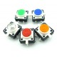 Push button with led