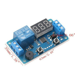 Modul temporizator releu 12V cu display 1 program