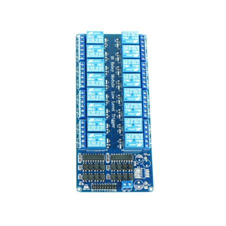 Module with 16 Relays and LM2576 Power Supply