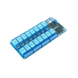 Module with 16 Relays and LM2576 Power Supply