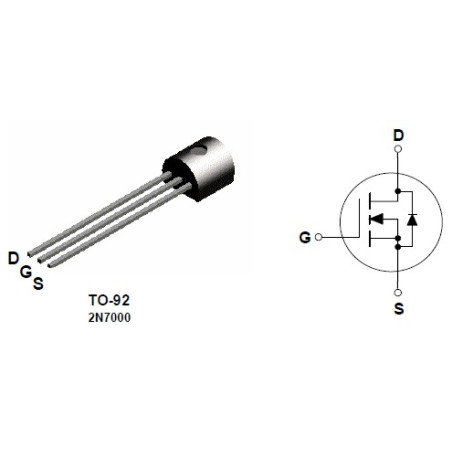 MOS-FET tip N 2N7000