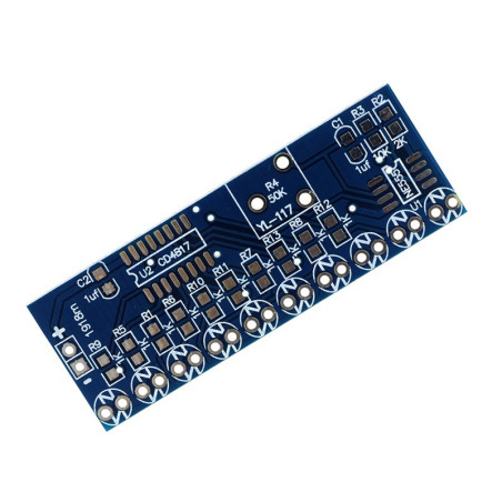 NE555 + CD4017 LED Learning Board Kit