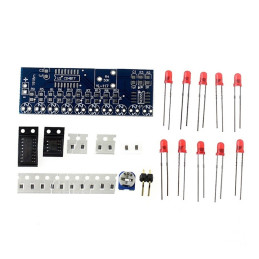 NE555 + CD4017 LED Learning Board Kit