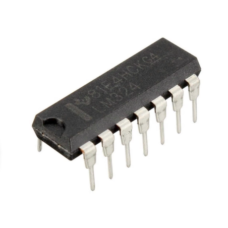 Amplificator operational LM324 cu 4 canale  - DIP Op-Amp