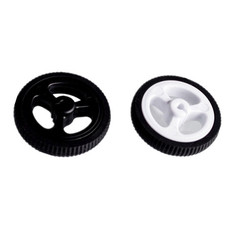 Plastic rubber wheel