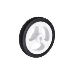 Plastic rubber wheel