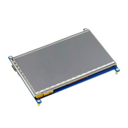 Display LCD de 7" 800x480 cu touch capacitiv pentru Raspberry Pi - HDMI