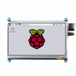 Display LCD de 7" 800x480 cu touch capacitiv pentru Raspberry Pi - HDMI