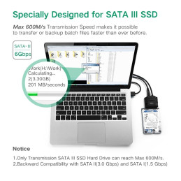 SATA to USB converter (external powered)