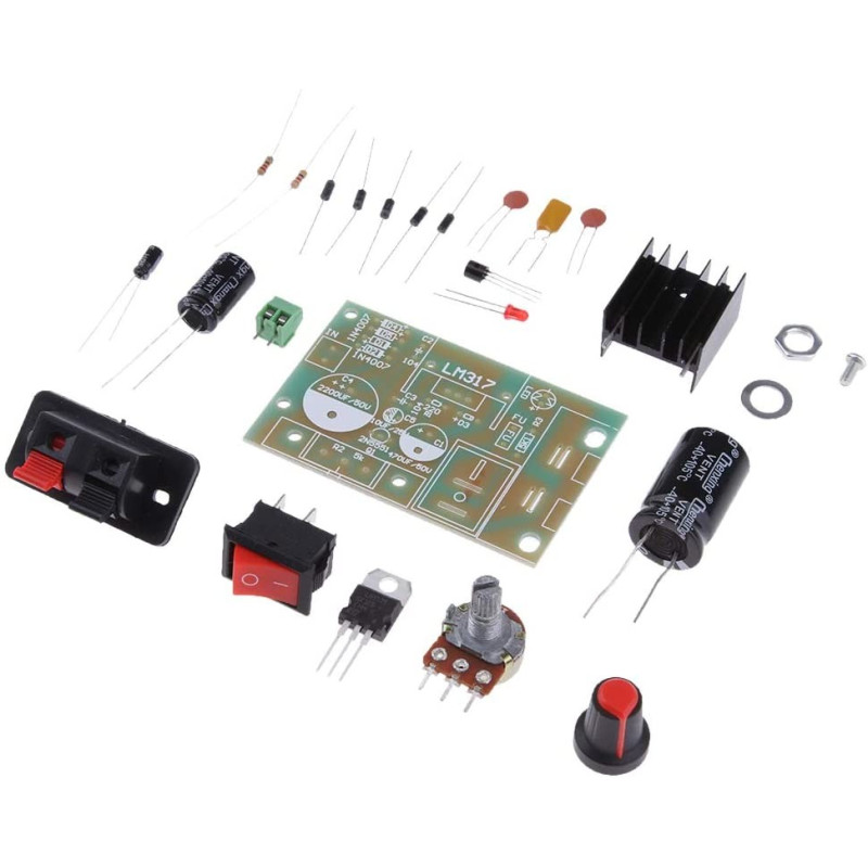 Smart Electronic DIY Kit LM386 Super Mini Audio Amplifier DIY Kit Suite Trousse LM386 Amplificador Module Board 3.5mm 3-12V