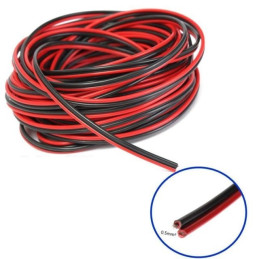 Speaker Cable Red / Black 2x0,5 mm (at Meter)