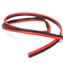 Speaker Cable Red / Black 2x0,5 mm (at Meter)