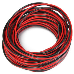 Speaker Cable Red / Black 2x0,5 mm (at Meter)