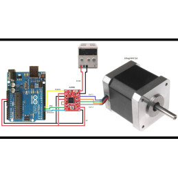 Driver motor pas cu pas A4988 2A + radiator