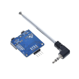 TEA5767 FM Stereo Radio Module 5V for Arduino Radio 76-108MHZ I2C communication With Free Cable Antenna